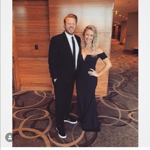 Lulu’s formal navy long fitted dress